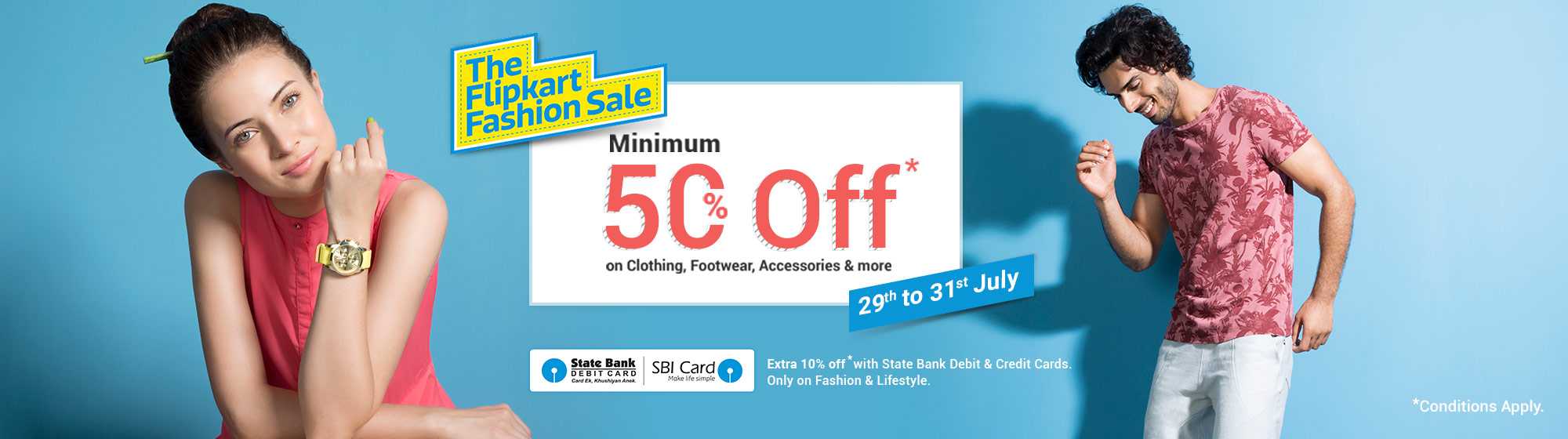 The Biggest Fashion Sale is Here Upto 70% Off + Extra 10% Discount SBI User