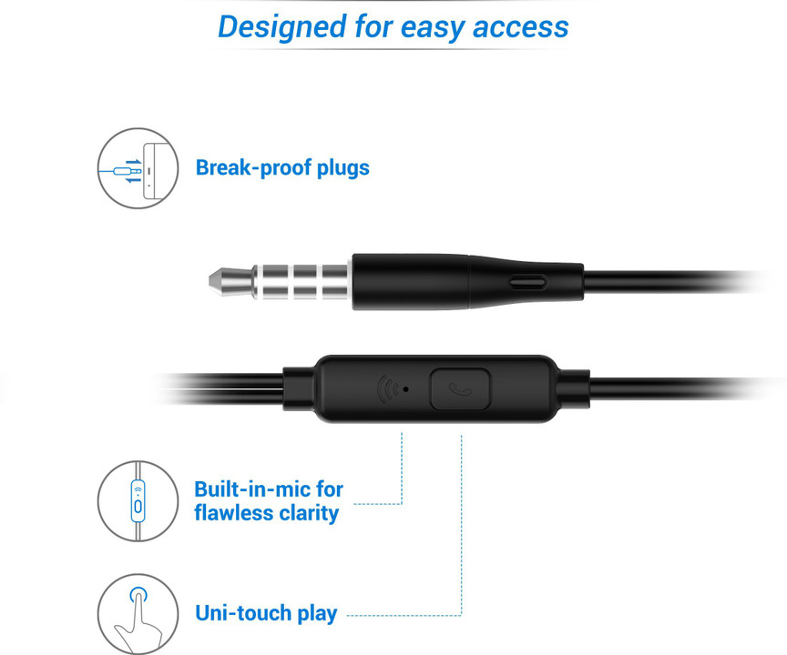 Flipkart smartbuy rich bass wired metal headset with mic shop