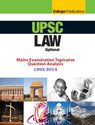UPSC Law Optional Mains Examination Topicwise Question Analysis 1992 2014 4th Edition 9789351720782 available at Flipkart for Rs.149