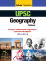 UPSC Geography Optional Mains Examination Topicwise Question Analysis 1991 2014 9789351720812 available at Flipkart for Rs.149
