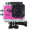 Feleez Mini Waterproof DV 1080P30 720p Video Body Only Sports Action Camera Pink, Black