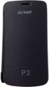 Apollo + Flip Cover for Gionee Pioneer P3 Black, Artificial Leather available at Flipkart for Rs.268