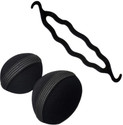 Style Tweak Puff Bumpits and Twist Style Donut Bun Maker Hair Accessory Set available at Flipkart for Rs.223