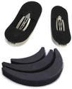 Style Tweak of Puff Bumpits - Set of 5 Hair Accessory Set Black available at Flipkart for Rs.228