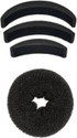Chanderkash Medium Donut Bun Maker With Bumpits Celebrity Look 4Pc Hair Accessory Set Hair Accessory Set Black available at Flipkart for Rs.221