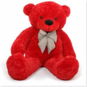 Jiokard 4 Feet Large Red Jumbo Teddy Bear Soft toys 122 cm Red 4 mm Red