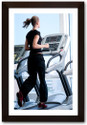 Framed Girl on Treadmill Paper Print 13 inch X 19 inch, Framed available at Flipkart for Rs.670