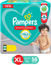 pampers xl 56 flipkart