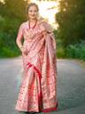 Canizzaro Woven Mekhela Chador Silk Blend Saree
