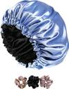 CEBADA Satin Silk Bonnet for Curley hair, night sleeping cap