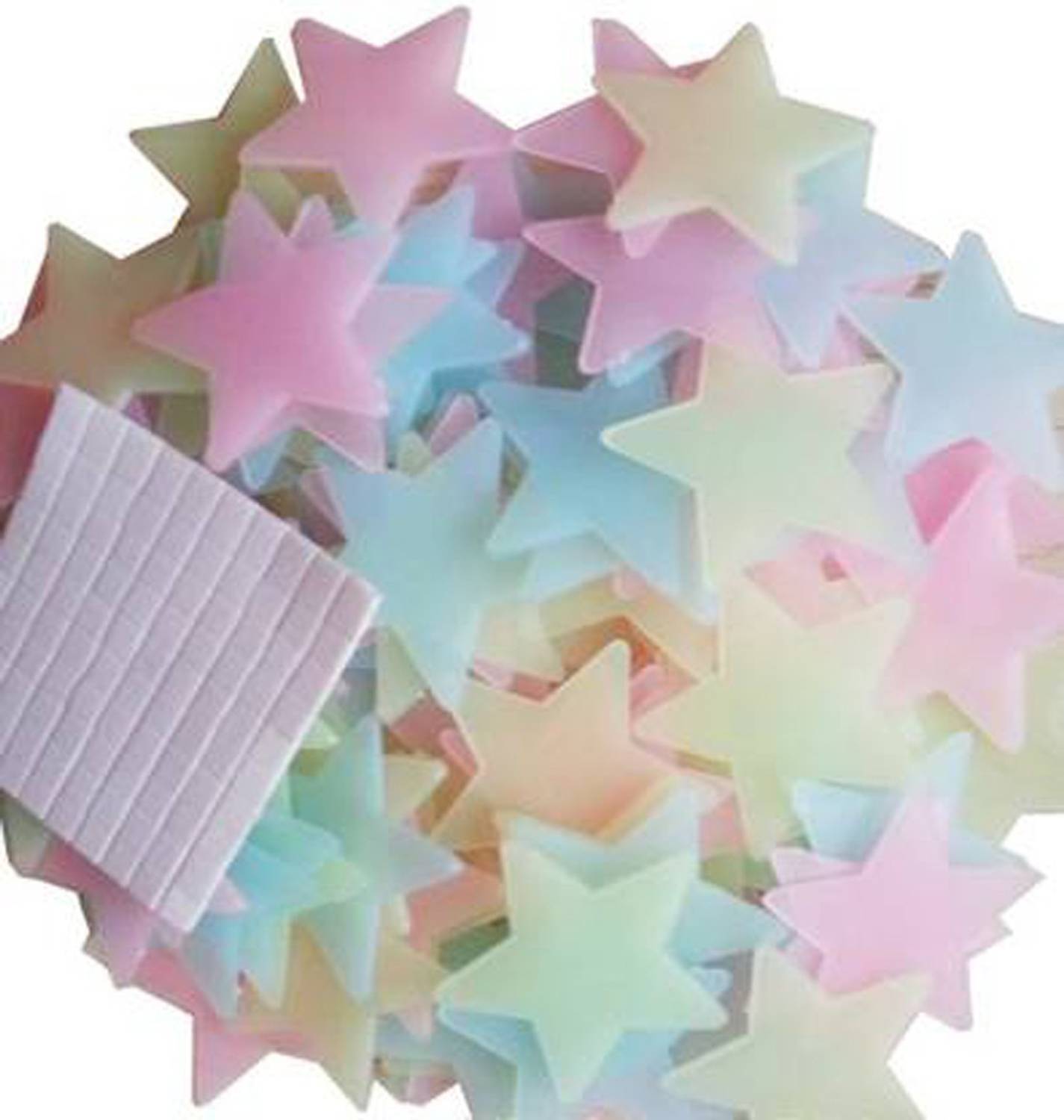 Newvent Multi Fluorescent Glow In The Dark Star Wall - Image 3