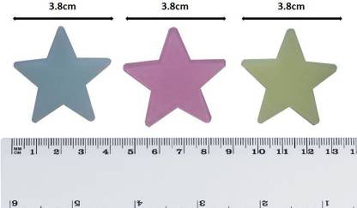 Newvent Multi Fluorescent Glow In The Dark Star Wall - Image 2