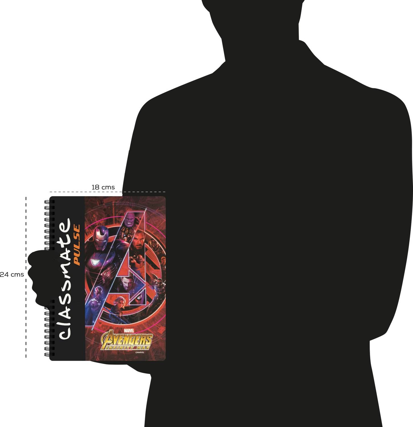 Classmate Pulse 1 Subject 24x18cm Spiral B5 Notebook 200 Pages - Image 3