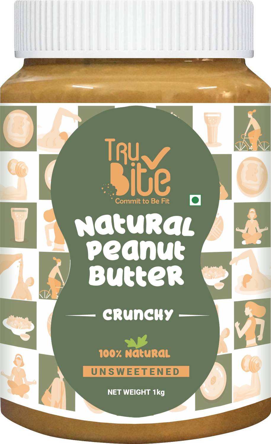 Trubite Natural Peanut Butter (Crunchy) 1 kg Price in India - Buy Trubite  Natural Peanut Butter (Crunchy) 1 kg online at Shopsy.in