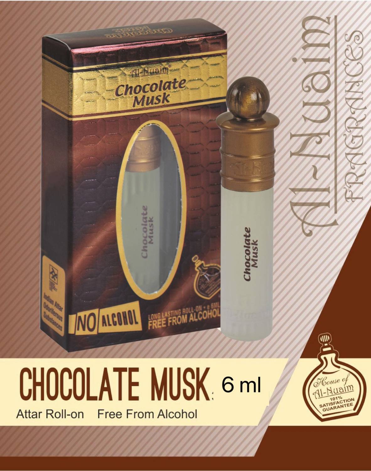AL-NUAIM Eco Chocolate Musk Attar 6ml - Image 2