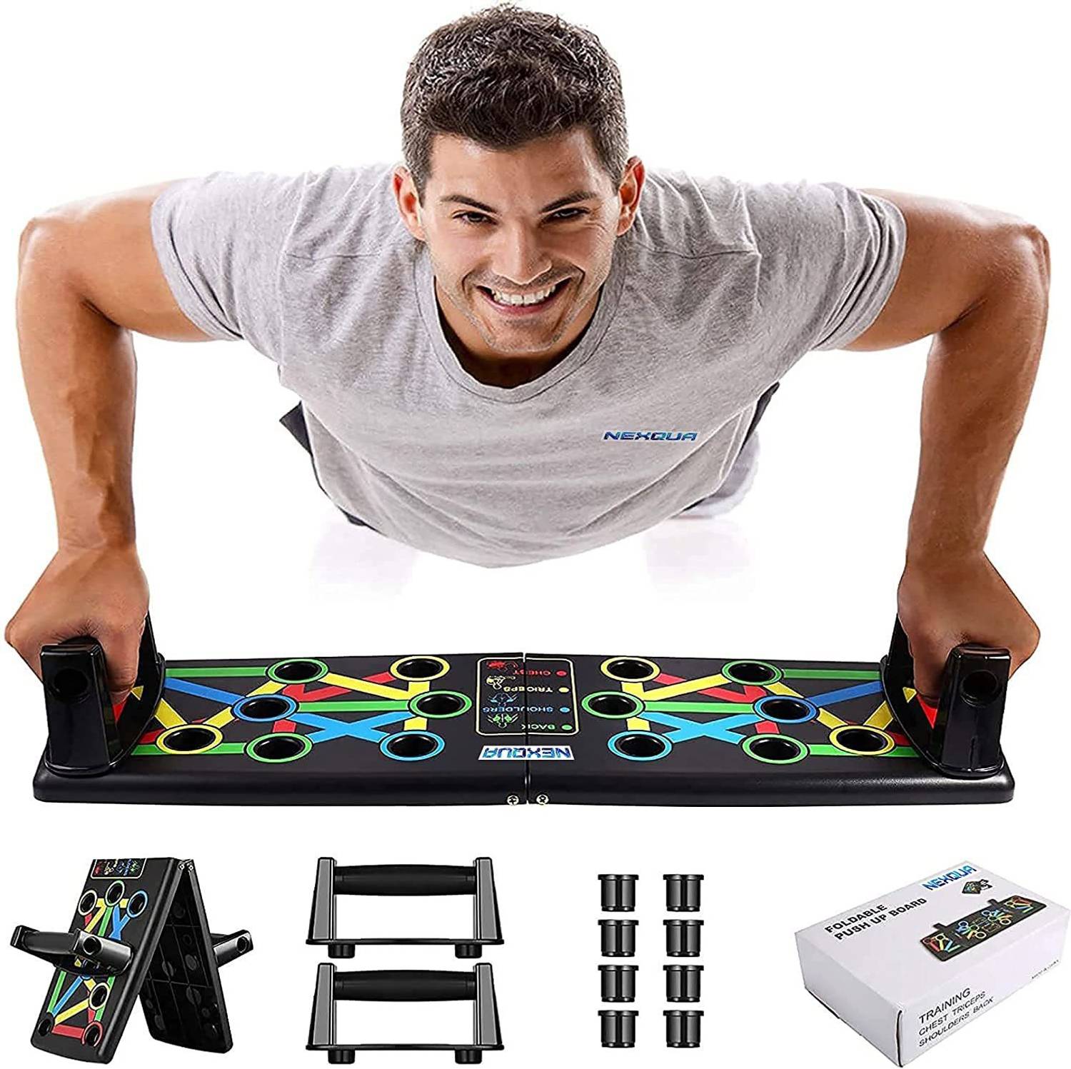 AJRO DEAL Foldable Push Up Board - Image 1