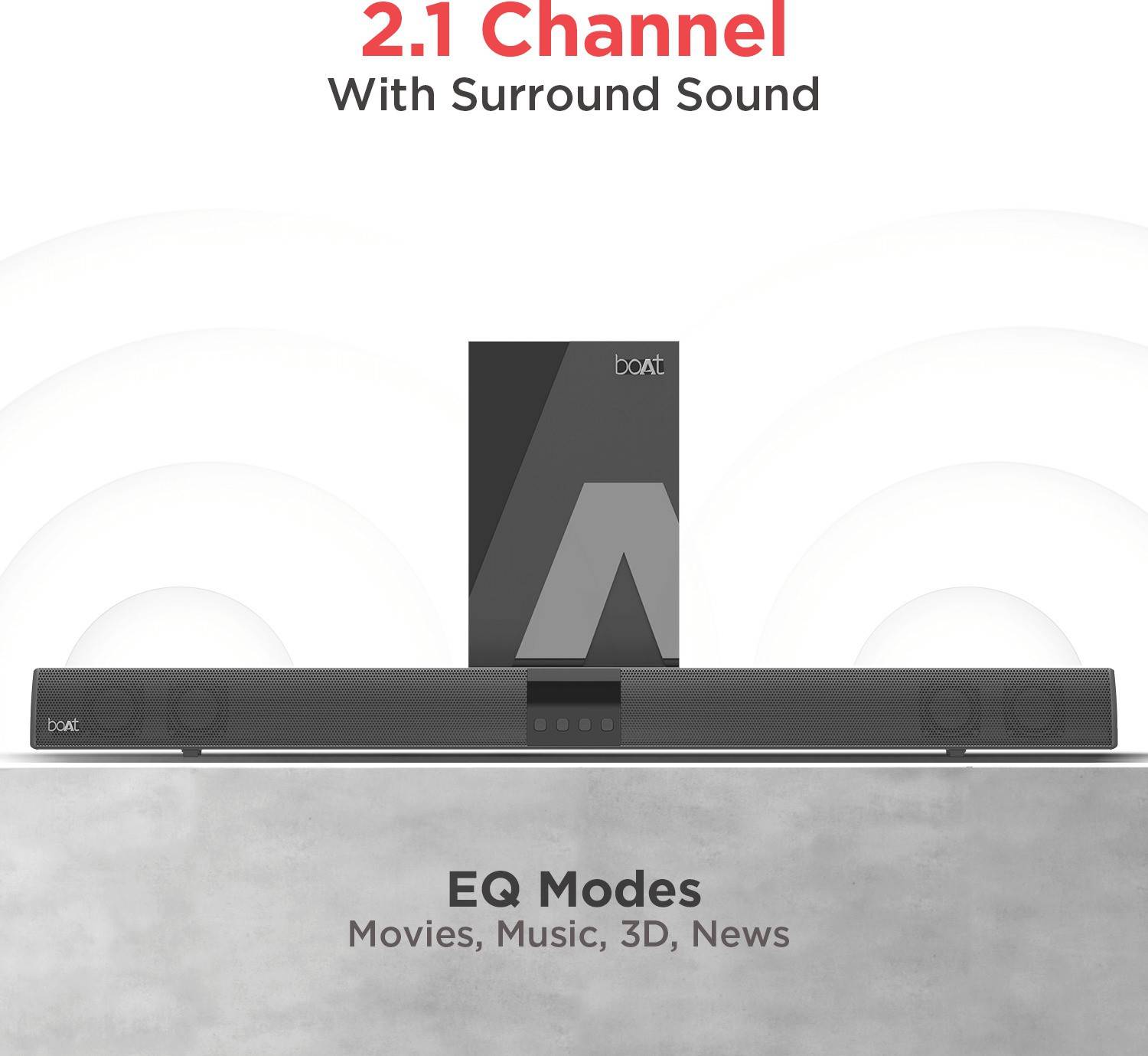 boAt Aavante Bar 1400 120W Bluetooth Soundbar - Image 2
