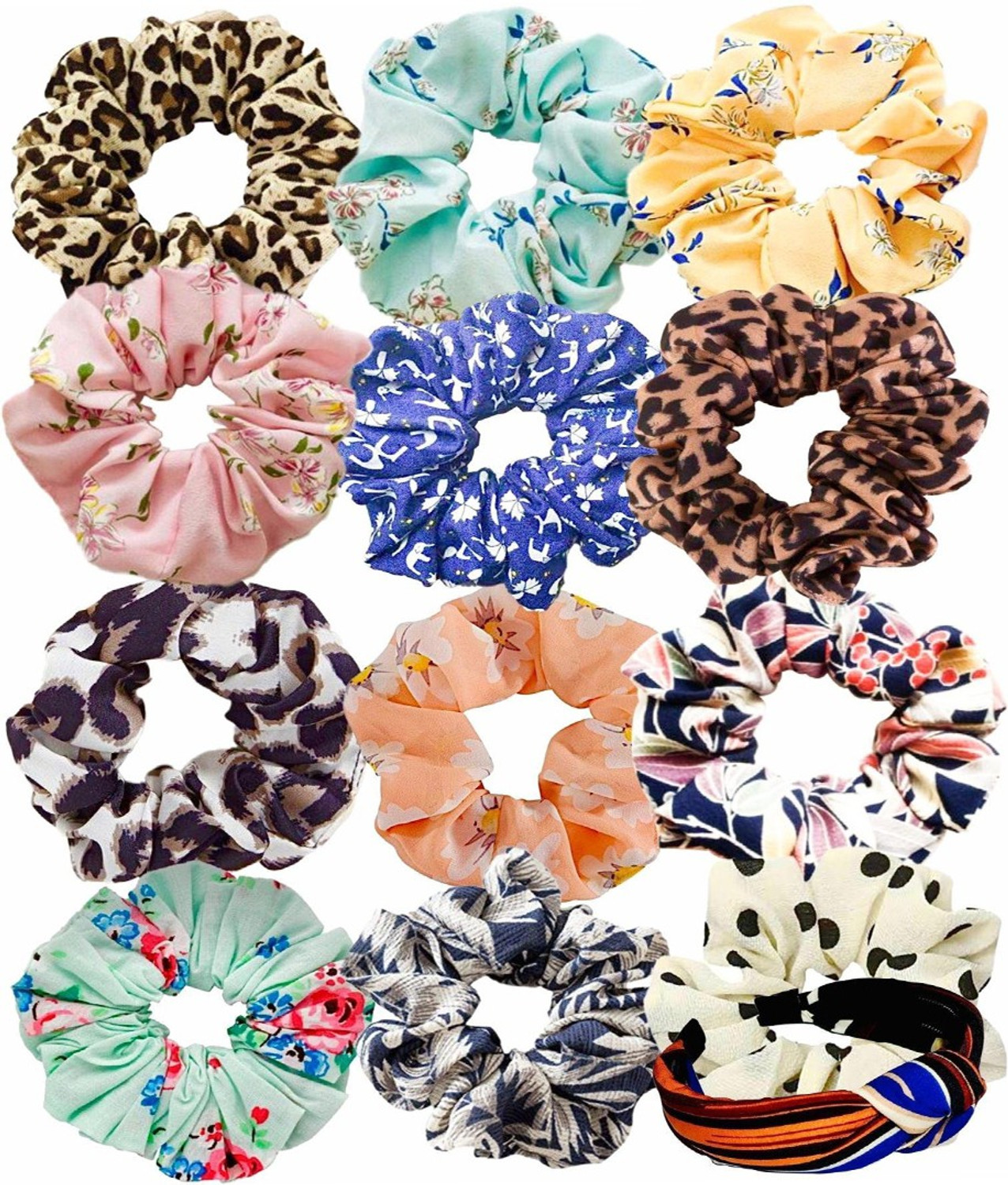 Myra collection Hair bands Scrunchies Colorf Scrunchies