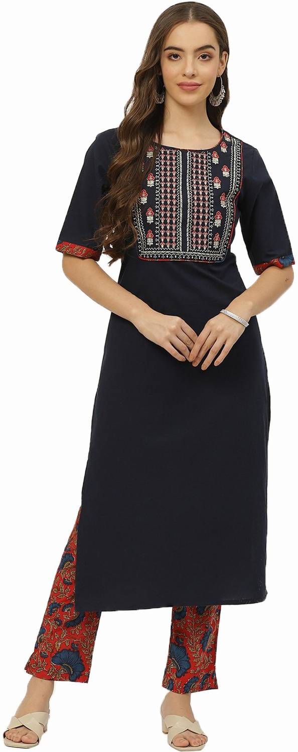 JAPER KURTI Women Embroidered Kurta