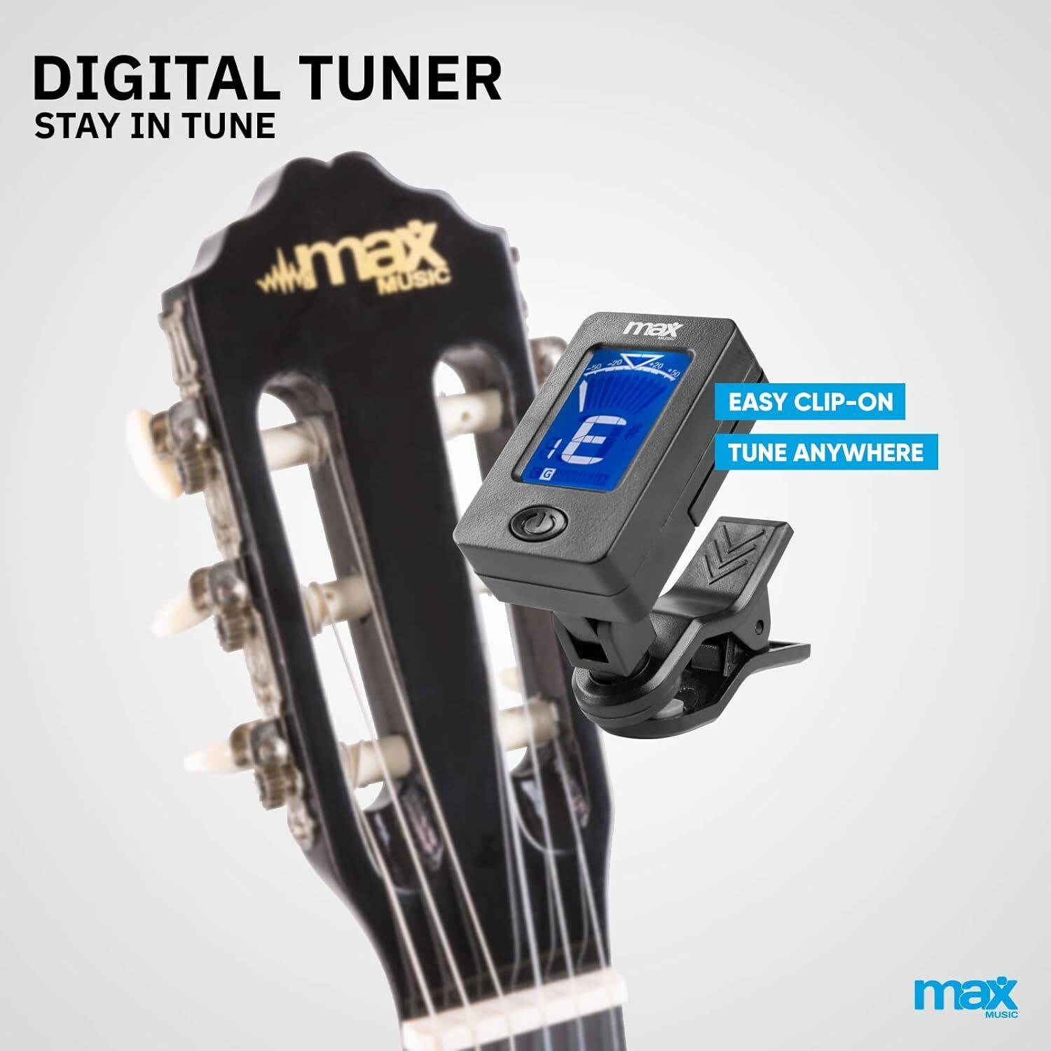 Max Music 40 Inch Full Size Classic Guitar - Image 3