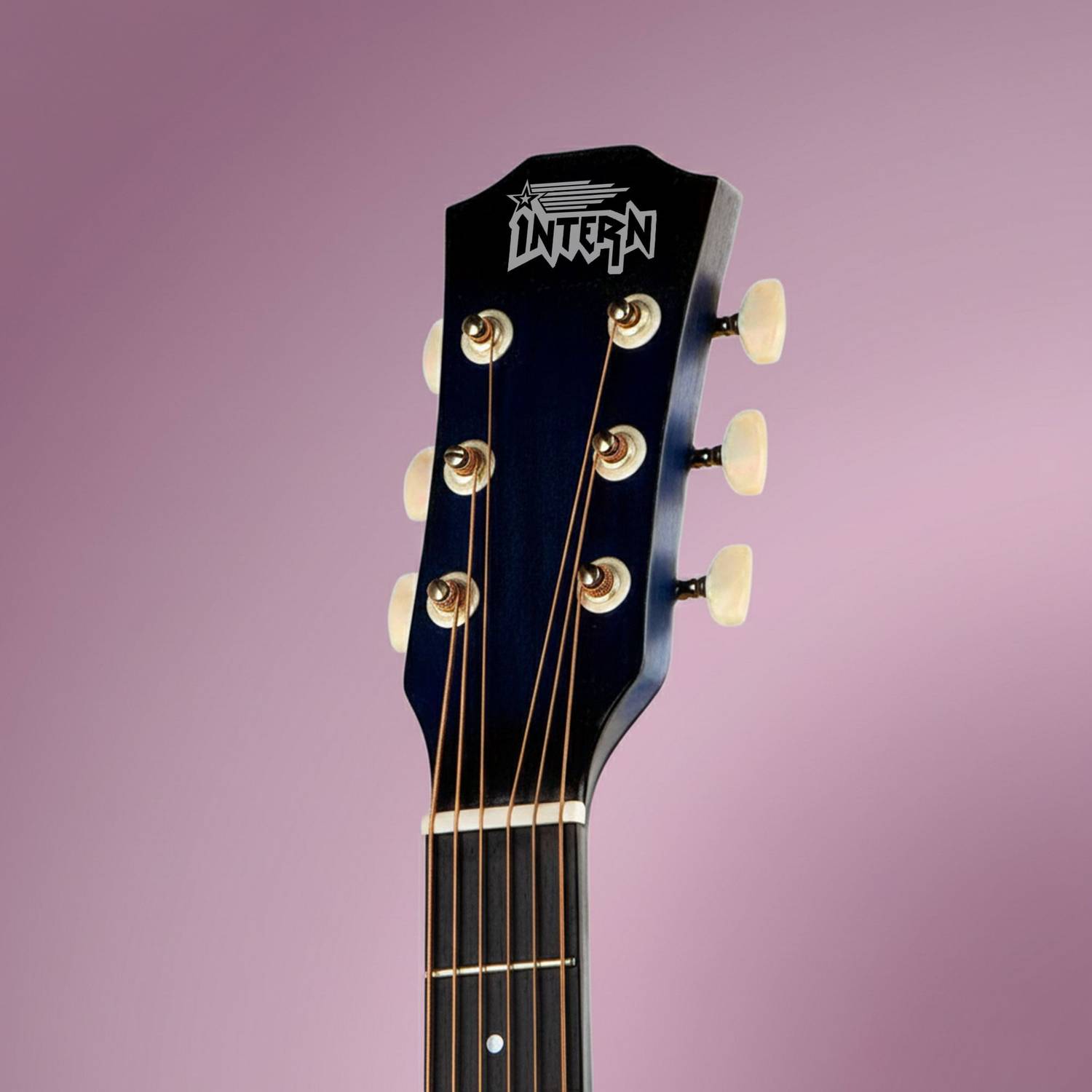 intern INT-38C-BL Acoustic Guitar - Image 5