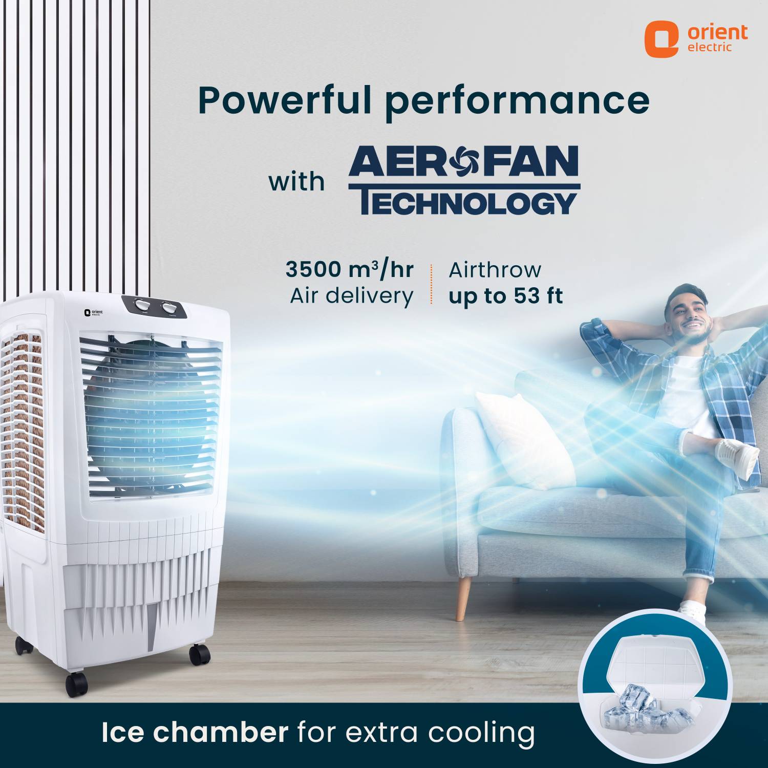 Orient Electric 85L Desert Air Cooler - Image 2
