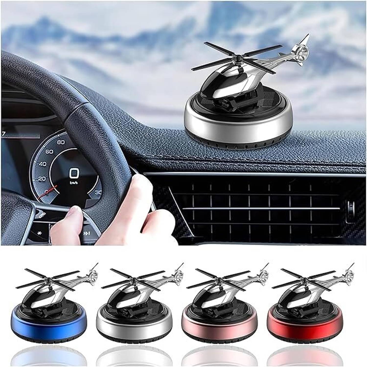 partizano Solar Helicopter Car Air Freshener - Image 4