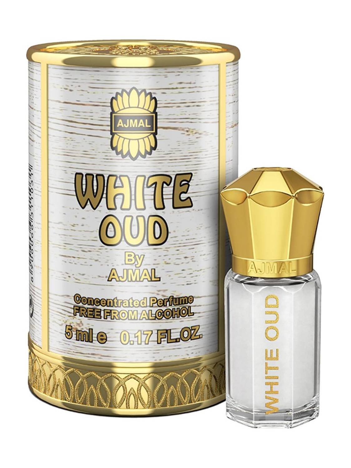 Ajmal White Oud CP 5ml Floral Attar - Image 1