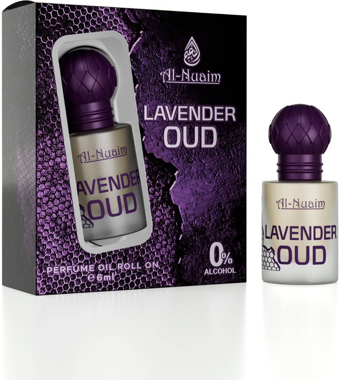 Al-Nuaim Lavender Oud Attar Roll On - 6ml - Image 1