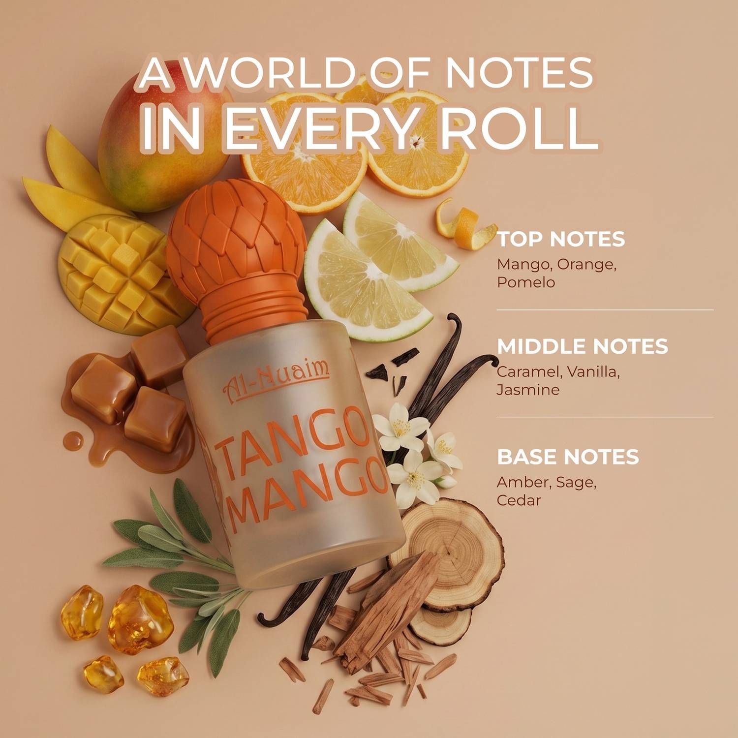 Al-Nuaim TANGO MANGO Attar Roll On - 6ML - Image 3