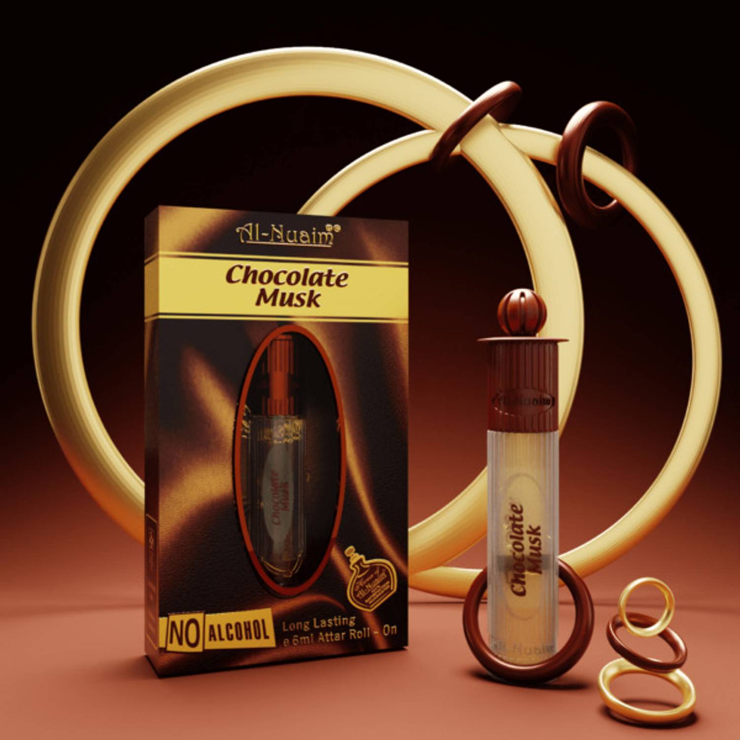 AL-NUAIM Chocolate Musk Floral Attar - Image 3