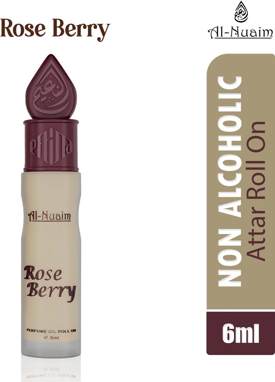 Al-Nuaim E-Series Rose Berry Attar Roll On 6ml - Image 2