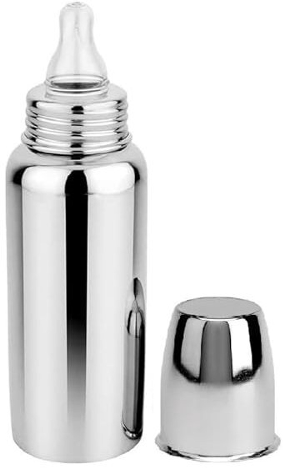 ss enterprises Stainless Steel Feeding Bottle Nipple ( 250 ml ) For Milk And Water - 250 ml - 250 ml