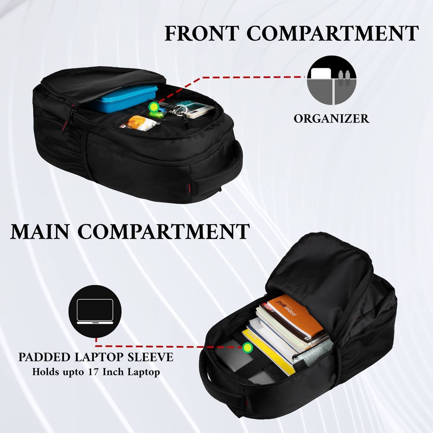 F Gear Oracle 24L Laptop Backpack - Image 5
