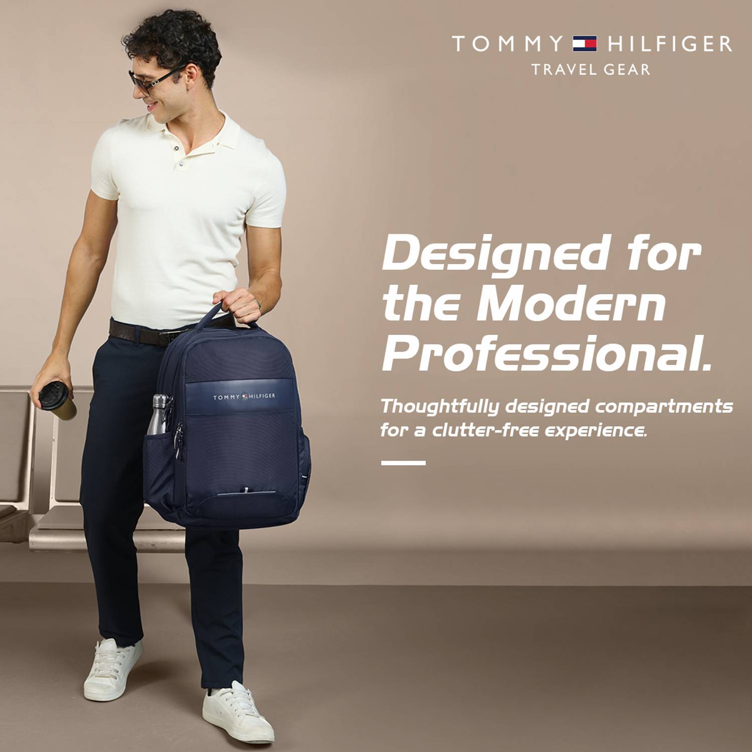 Tommy Hilfiger Joshua 21L Laptop Backpack - Image 2