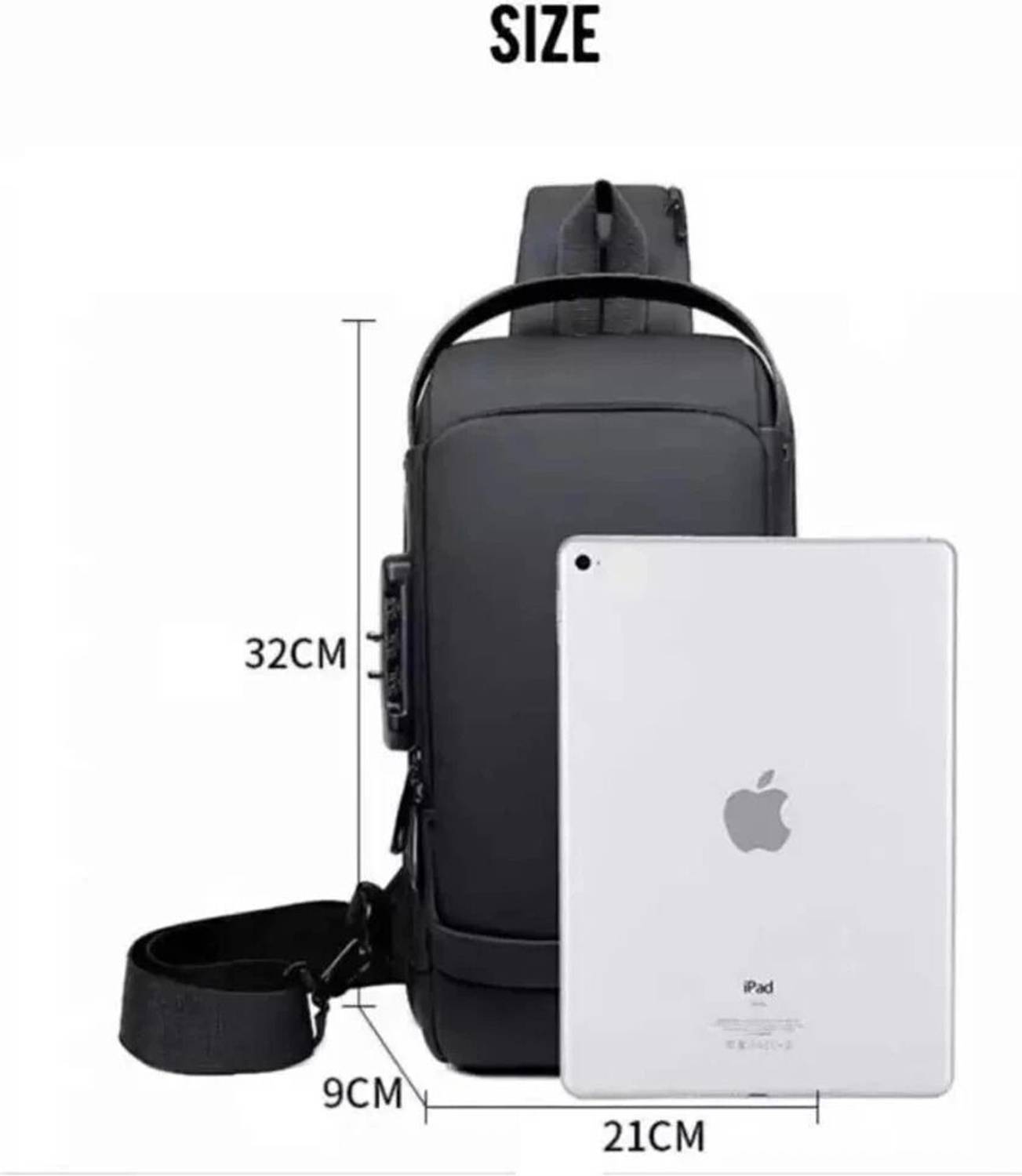 LUHI Anti-theft Water-Resistant Cross Body Bag - Image 5