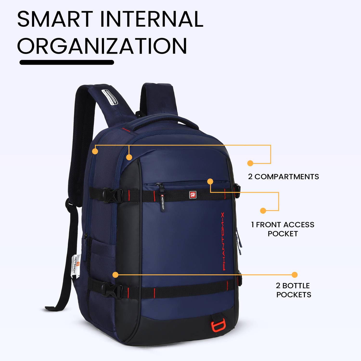 HOT SHOT Phantom-X Trolley Sleeve Backpack - Image 4