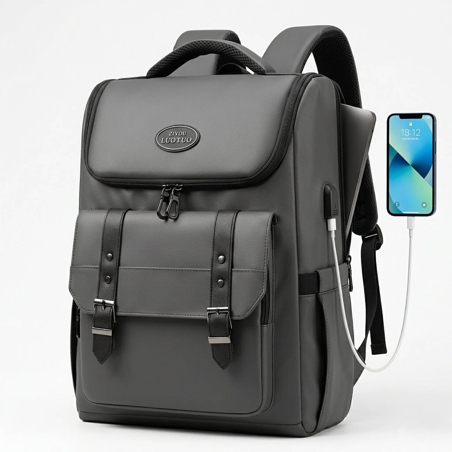 DARVICE 25L Waterproof Backpack with USB Charging - Image 1