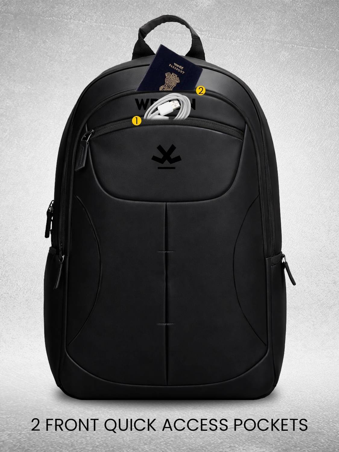 Shopsy WROGN Unisex 35L Laptop Backpack with Rain Cover - Image 2