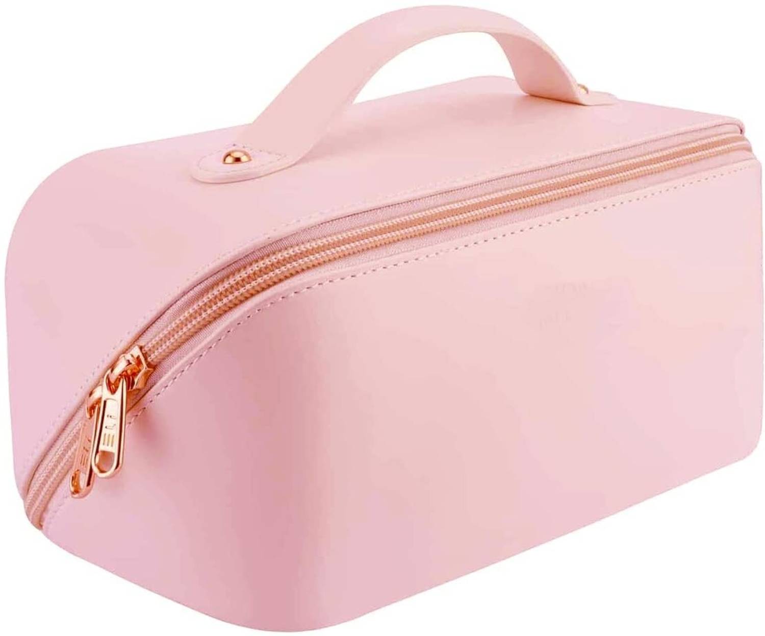 Aavad Premium Leather Cosmetic Organizer Bag for Women – Travel Friendly & Stylish