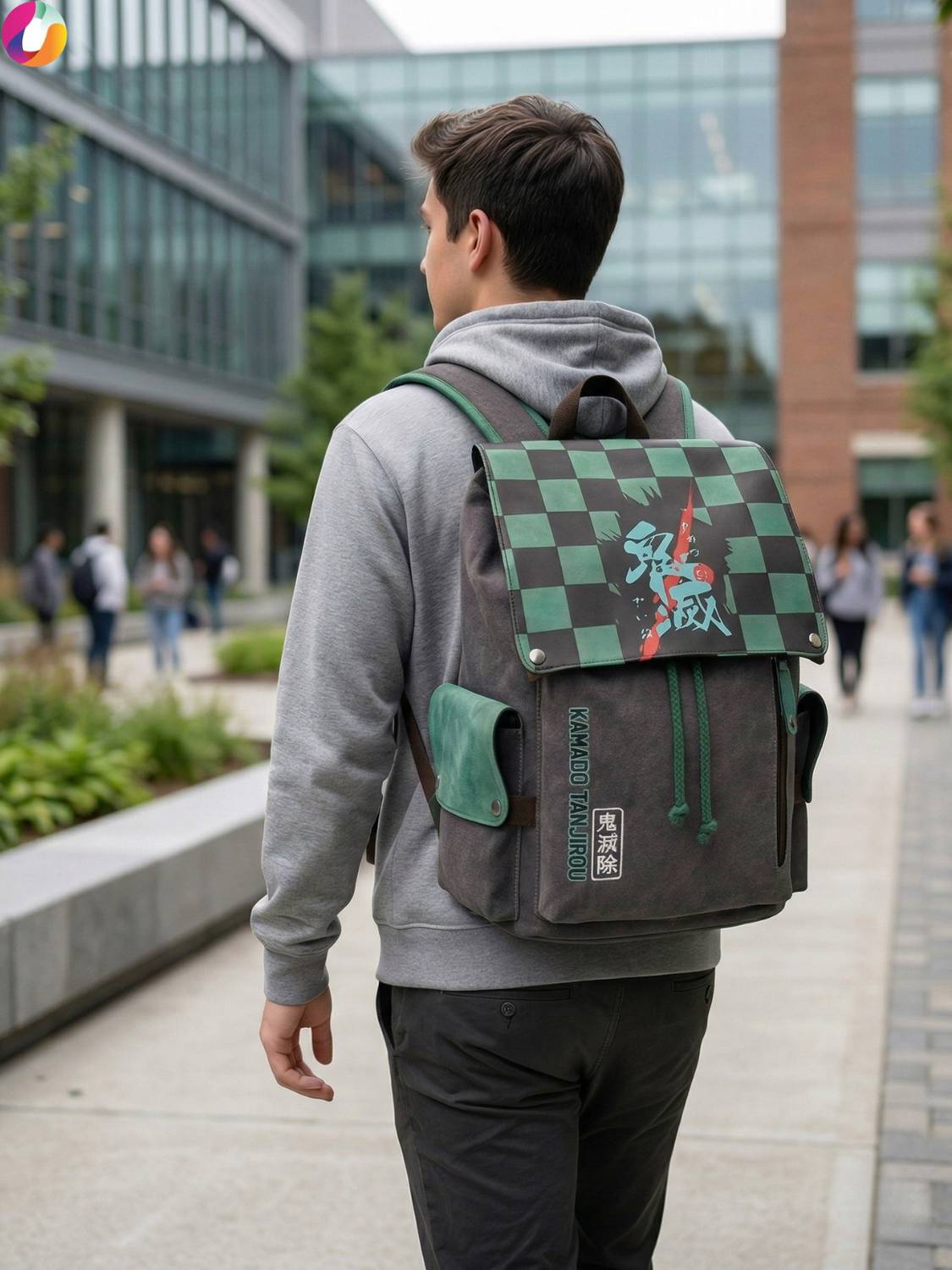 RUVIDO CASO Tanjiro Anime Backpack - Image 4