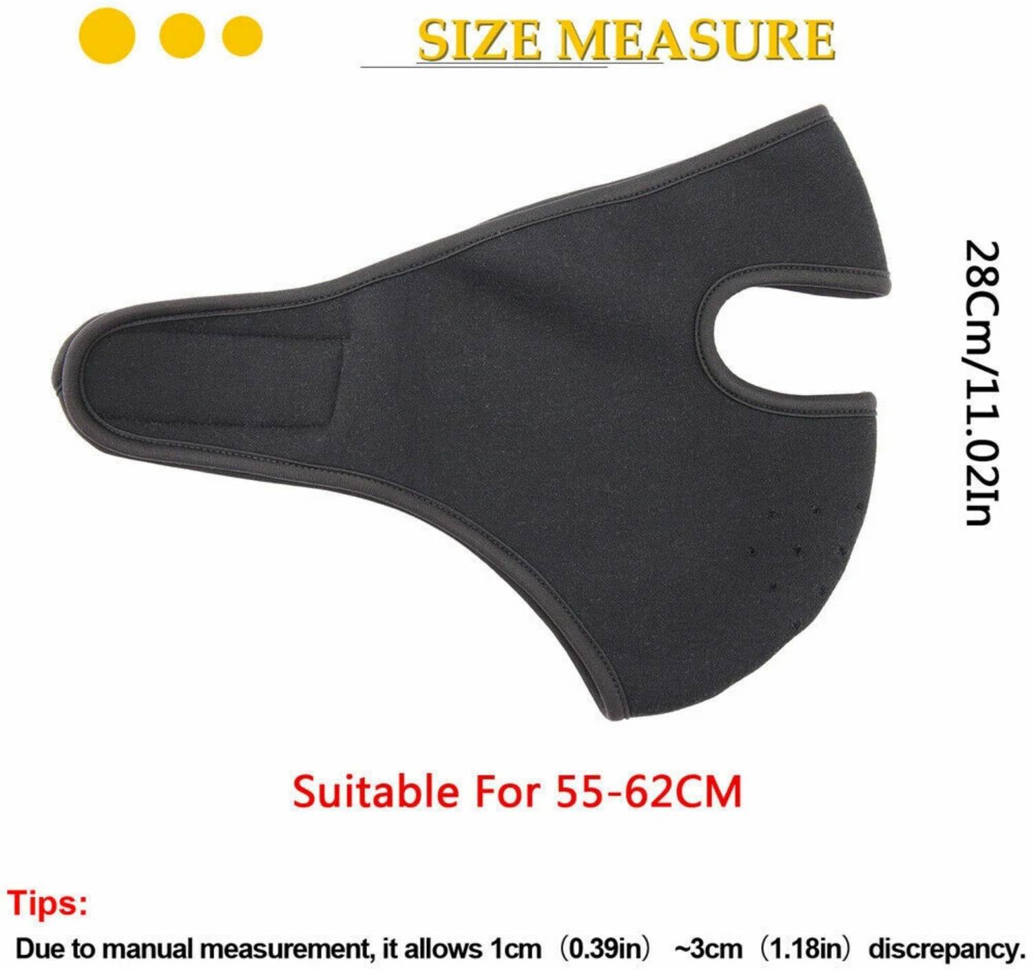 NEWEVA Black Bike Face Mask - Image 3