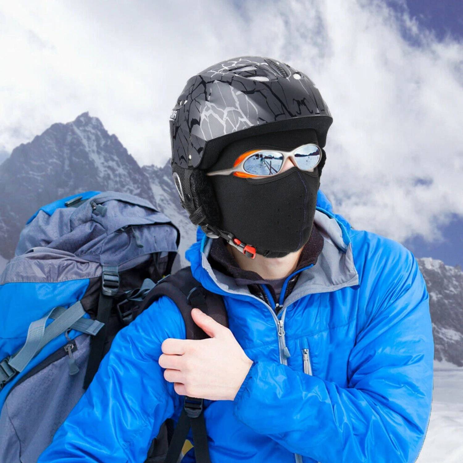 NEWEVA Black Bike Face Mask - Image 4