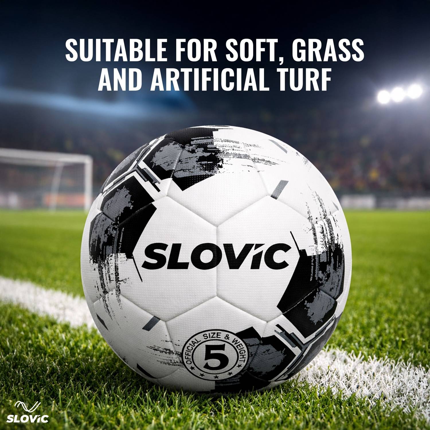 SLOVIC Durable Soccer Ball Size 5 - Image 3