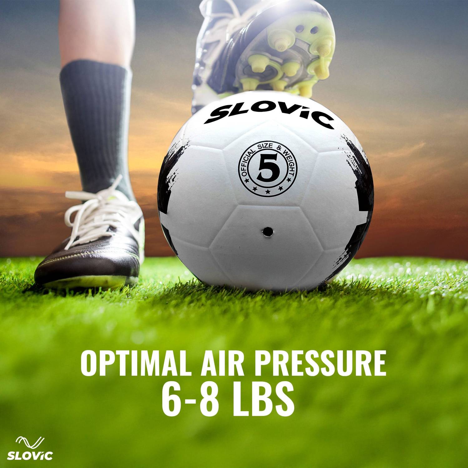 SLOVIC Durable Soccer Ball Size 5 - Image 4