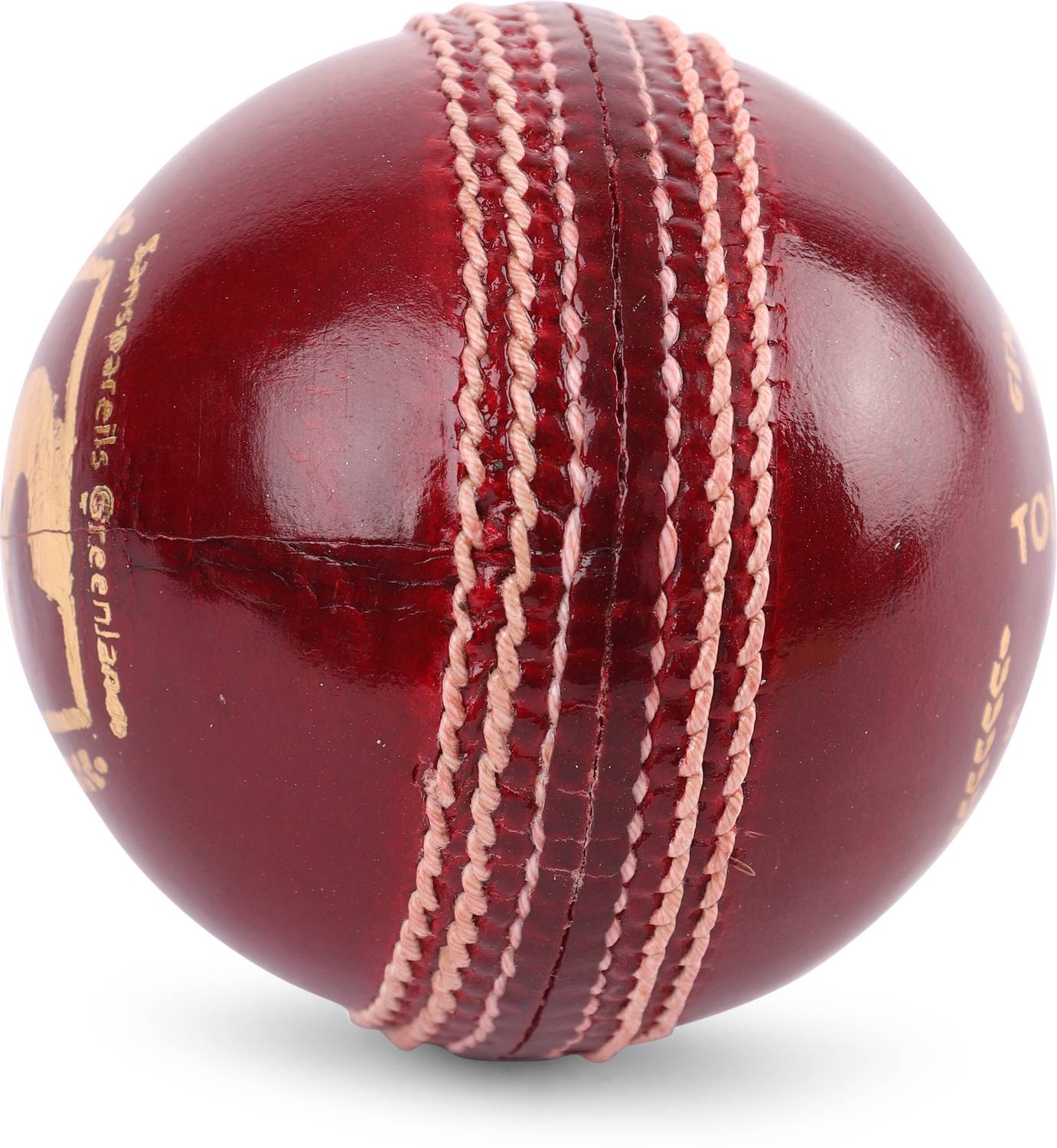 SG Tournament Red Cricket Leather Ball - Image 2