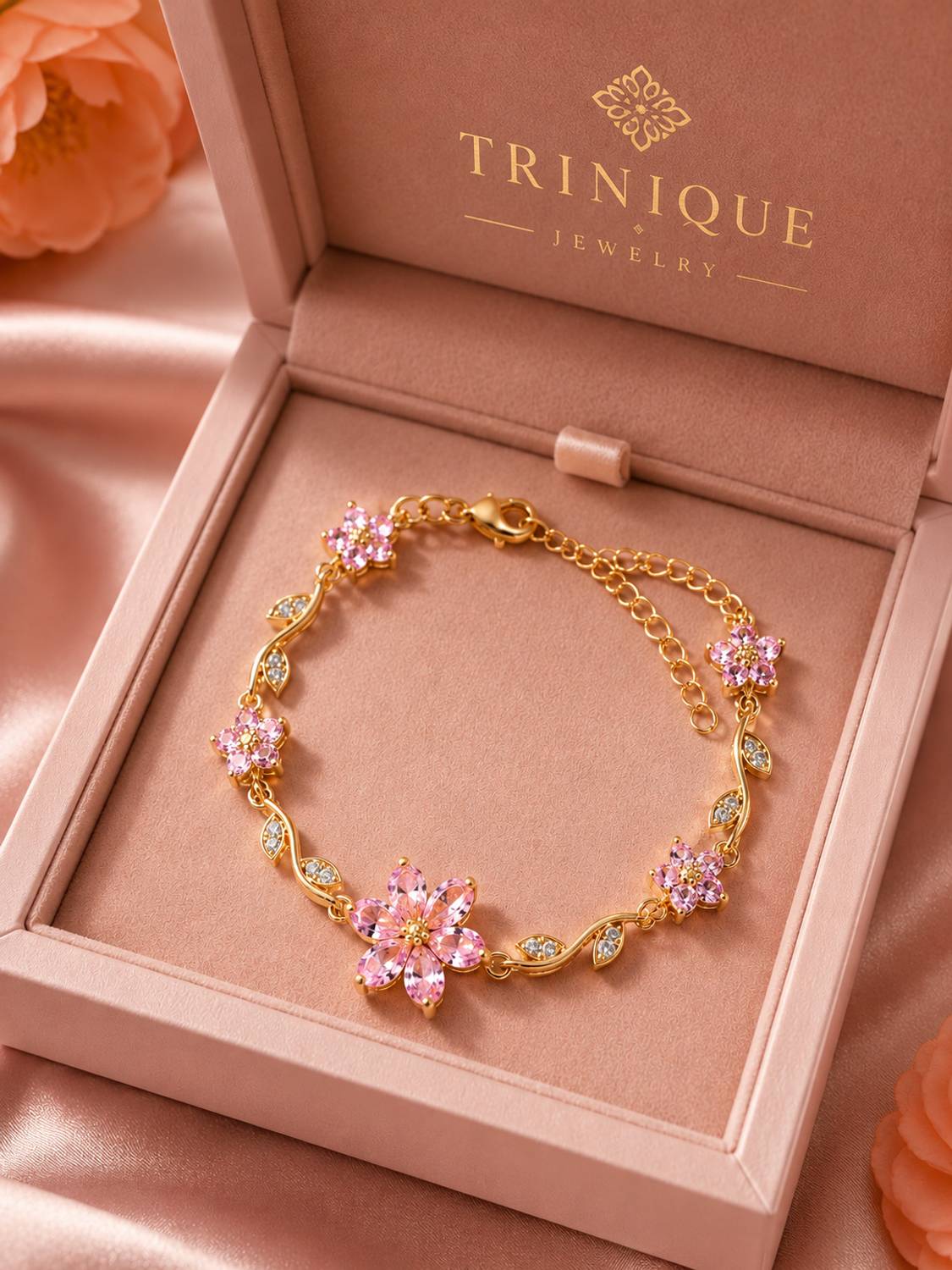 Shrija Enterprises Gold-plated Cubic Zirconia Bracelet - Image 4