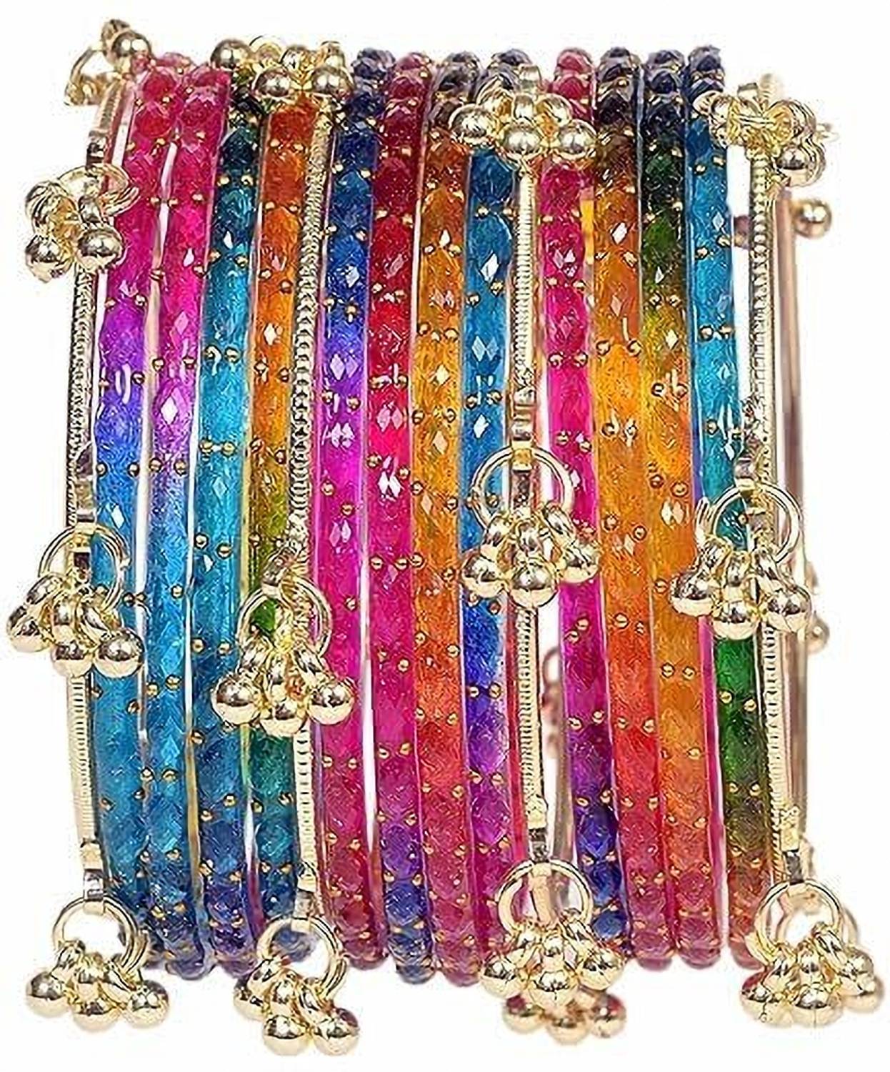 Shriji Glass Pearl Bangle White - Image 1