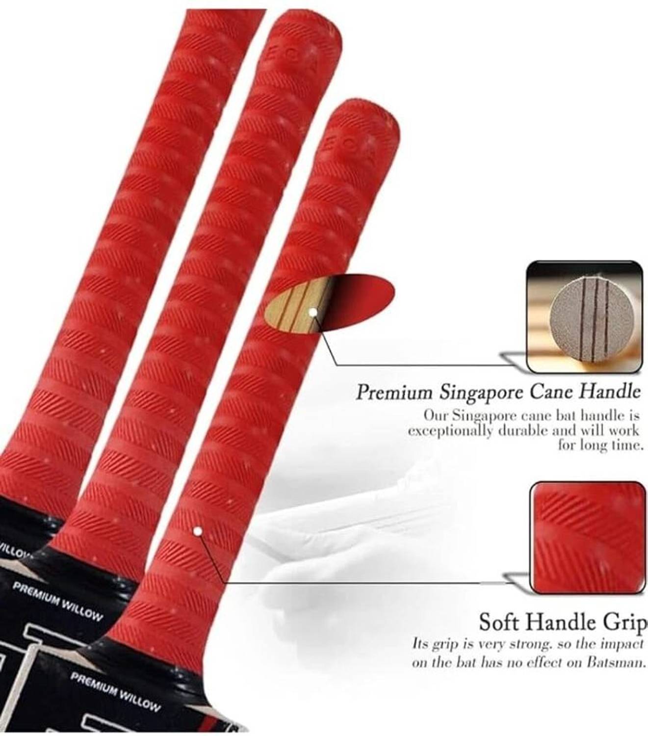 flavours of KASHMIR Scoop Design Cricket Bat - Image 3