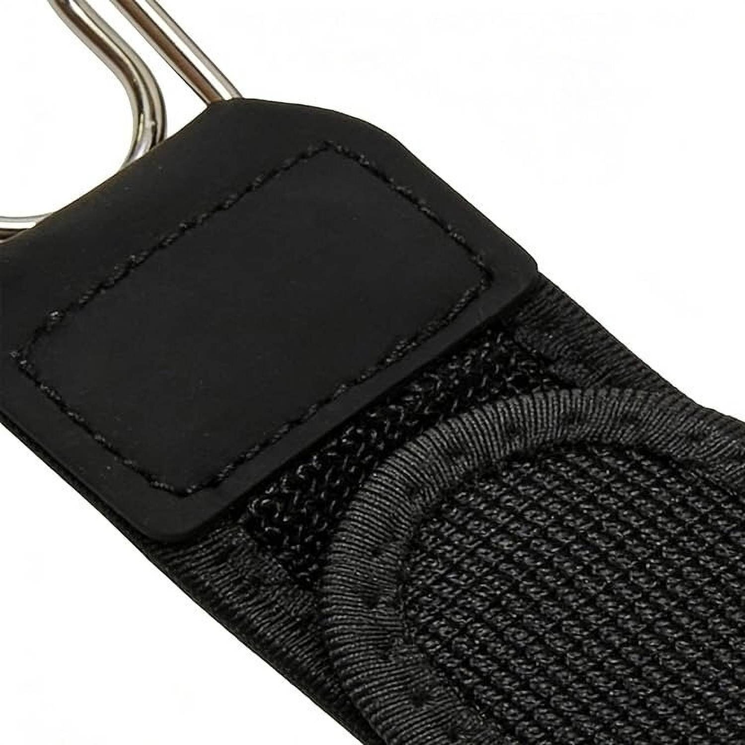 Troliver Black Fabric Belt for Men & Women - Image 3